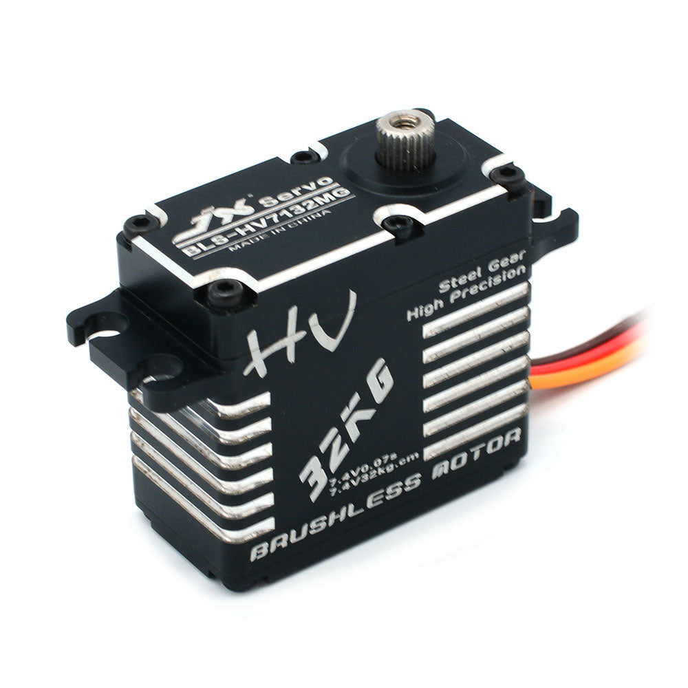 JX Servo BLS-HV7132MG 32kg Brushless High Precision Steel Gear Full CNC Digital Servo