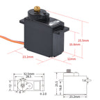 JX Servo PDI-1109MG 9g Metal Gear digital Core servo