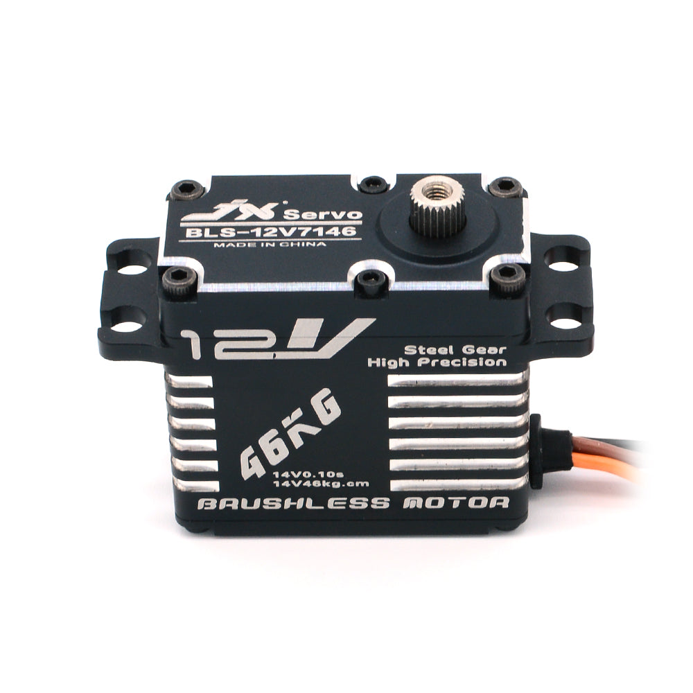JX Servo BLS-12V7146 46kg Brushless High Precision Steel Gear Full CNC Digital Servo