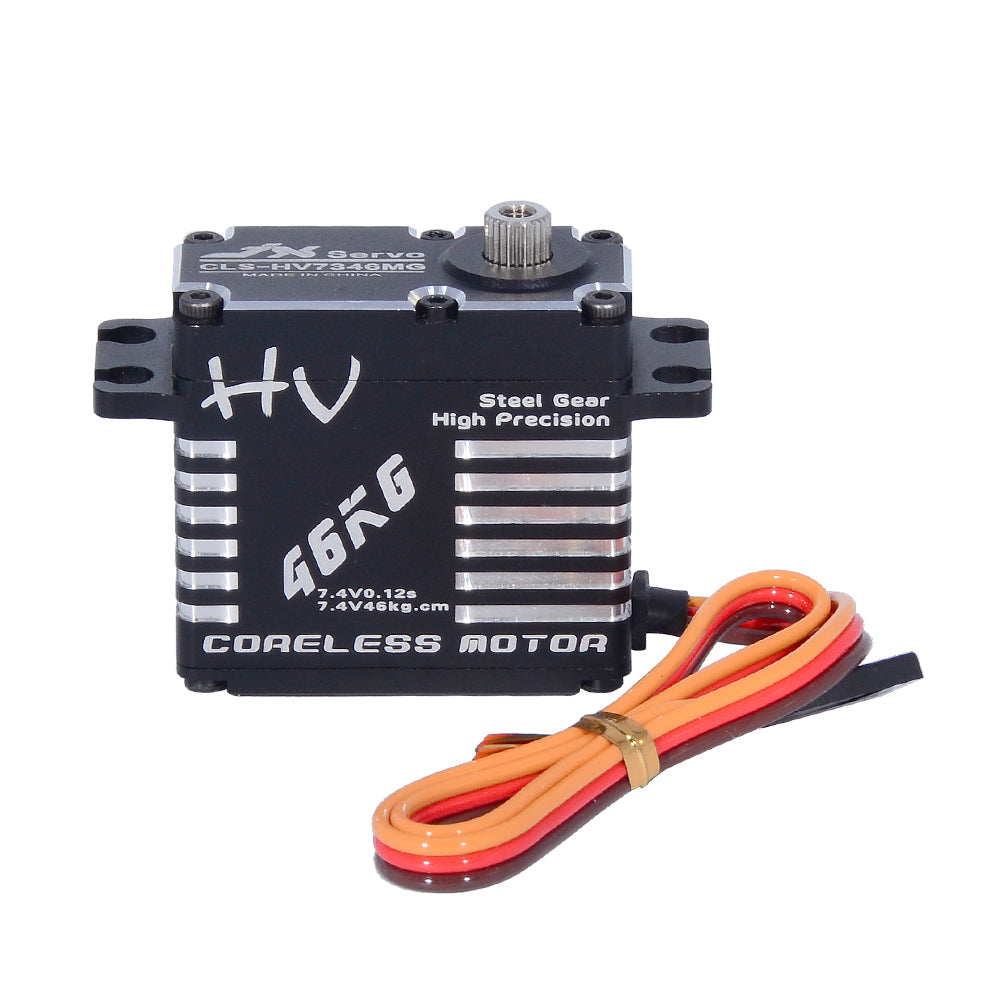 JX Servo CLS-HV7346MG 46kg Coreless High Precision Steel Gear Full CNC Digital Servo