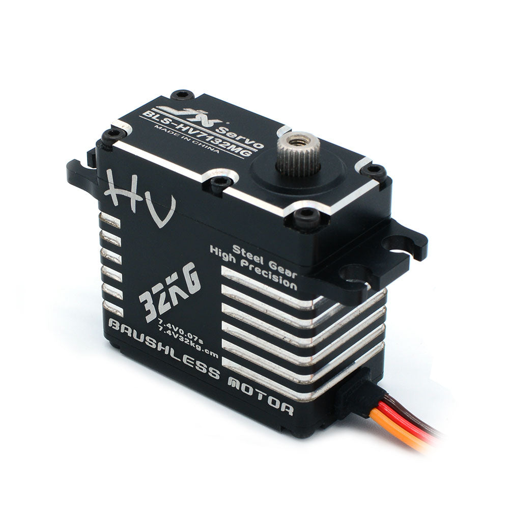 JX Servo BLS-HV7132MG 32kg Brushless High Precision Steel Gear Full CNC Digital Servo