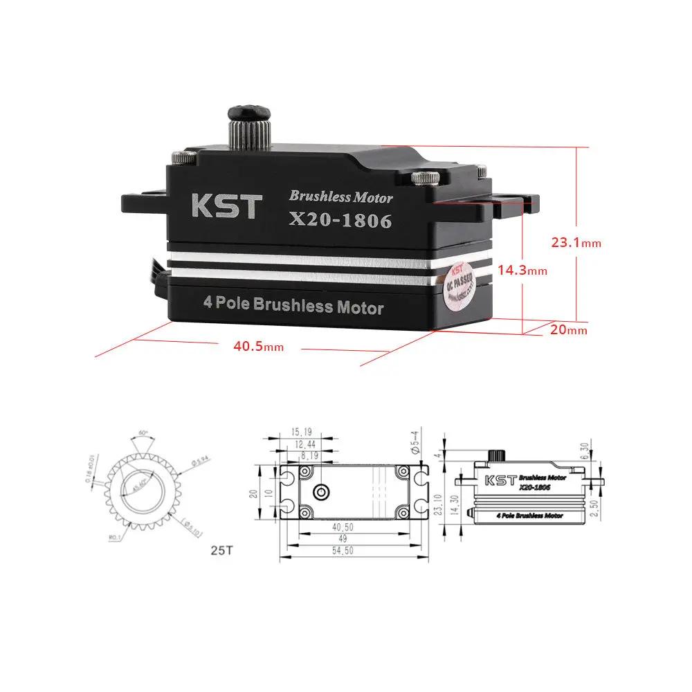 X20-1806 Brushless Low-profile Servo