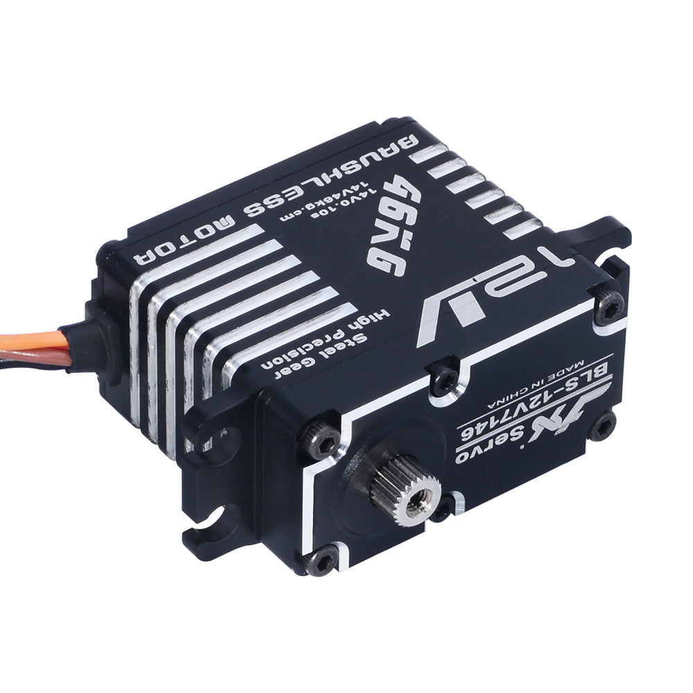 JX Servo BLS-12V7146 46kg Brushless High Precision Steel Gear Full CNC Digital Servo