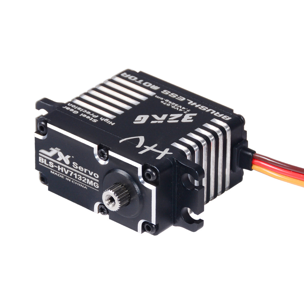 JX Servo BLS-HV7132MG 32kg Brushless High Precision Steel Gear Full CNC Digital Servo