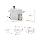 A15-1810 HV Phosphor Bronze & Hardened Steel Gear Standard Servo 20kg.cm 0.10sec/60°
