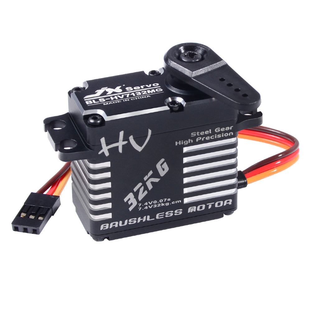 JX Servo BLS-HV7132MG 32kg Brushless High Precision Steel Gear Full CNC Digital Servo
