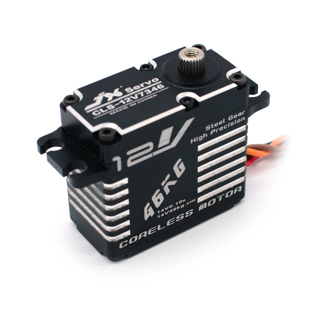 JX Servo CLS-12V7346 46kg Coreless High Precision Steel Gear Full CNC Digital Servo