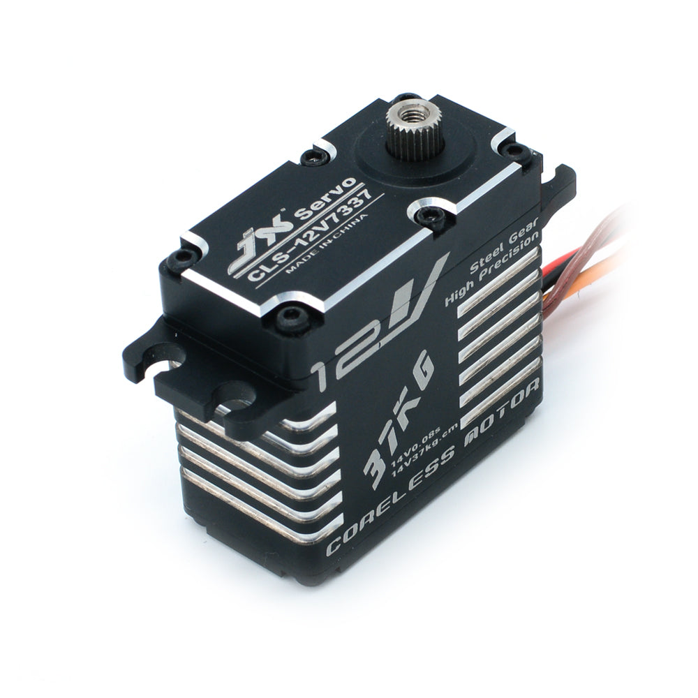 JX Servo CLS-12V7337 37kg Coreless High Precision Steel Gear Full CNC Digital Servo