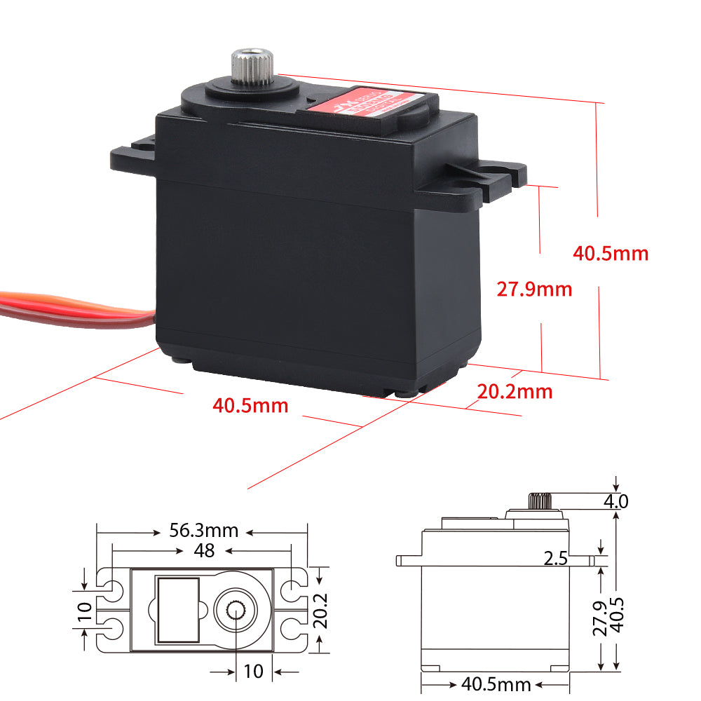 JX Servo PDI-5508MG 55.6g Coreless Metal Gear Digital Servo