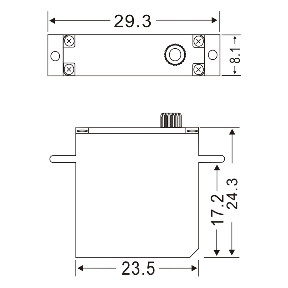 JX Servo PDI-HV0903MG 9.4g High Torque Digital Standard Servo