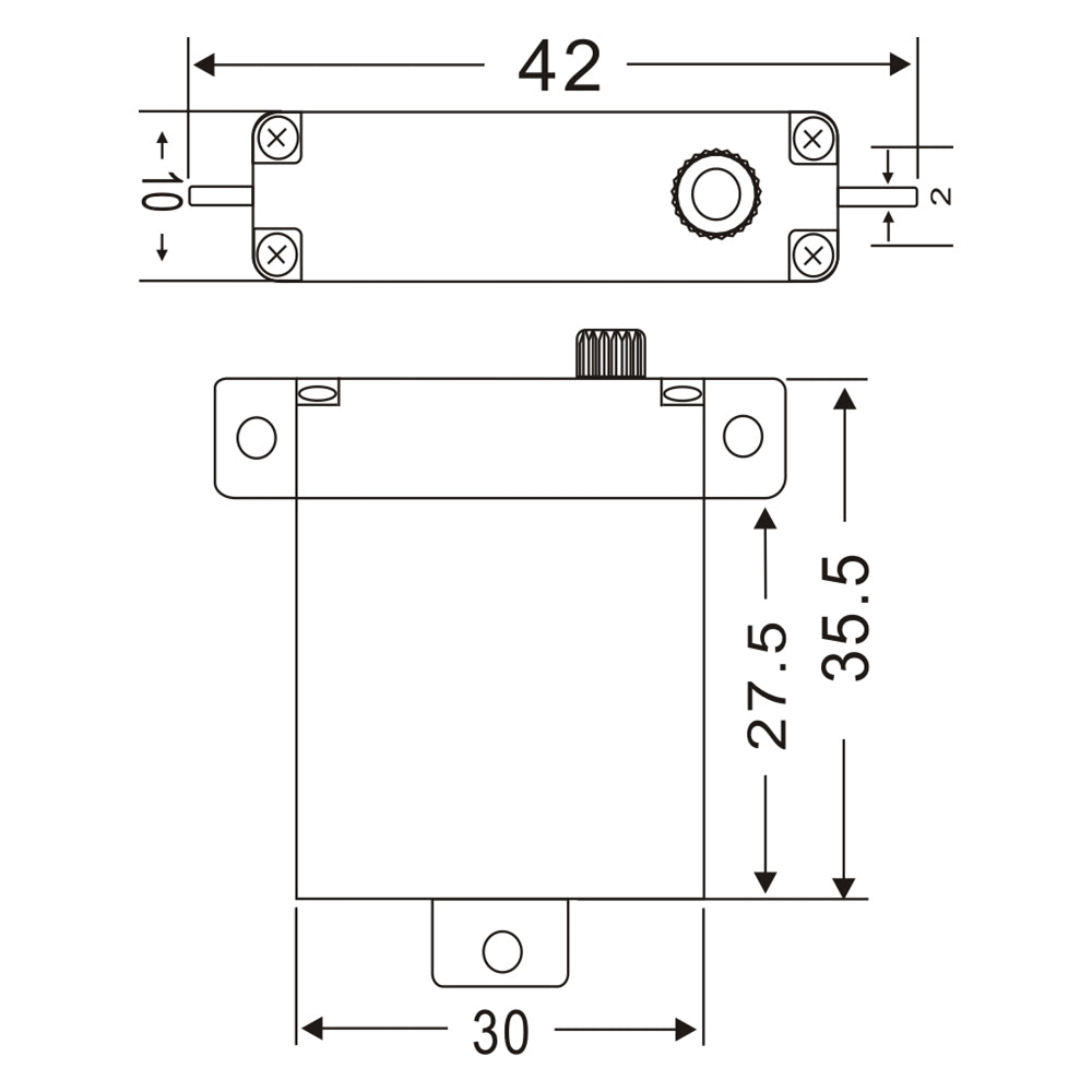 JX Servo PDI-HV2107MG 21g High Torque Digital Standard Servo