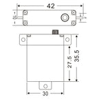JX Servo PDI-HV2107MG 21g High Torque Digital Standard Servo
