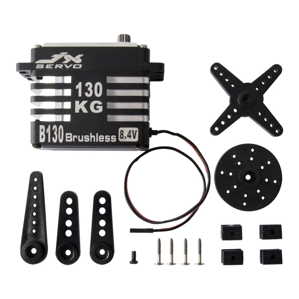 JX Servo - B130 130KG HV Full CNC Metal Gear Brushless Servo