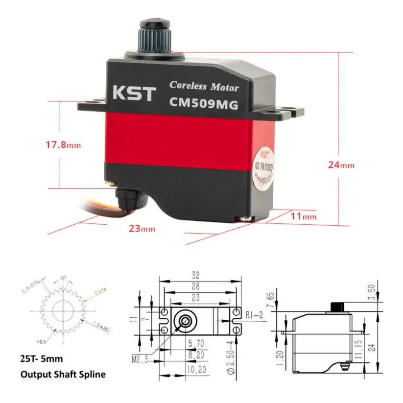 CM509MG Servo Size