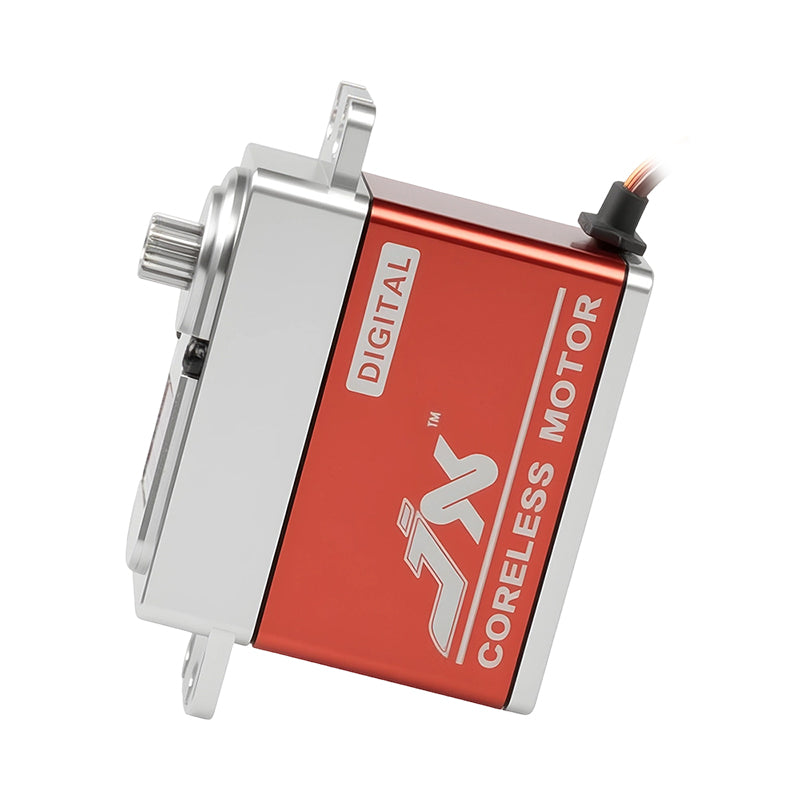 JX Servo PDI-7222MG 22KG High Precision Metal Gear Full CNC Aluminium Shell Structure Digital Coreless Standard Servo