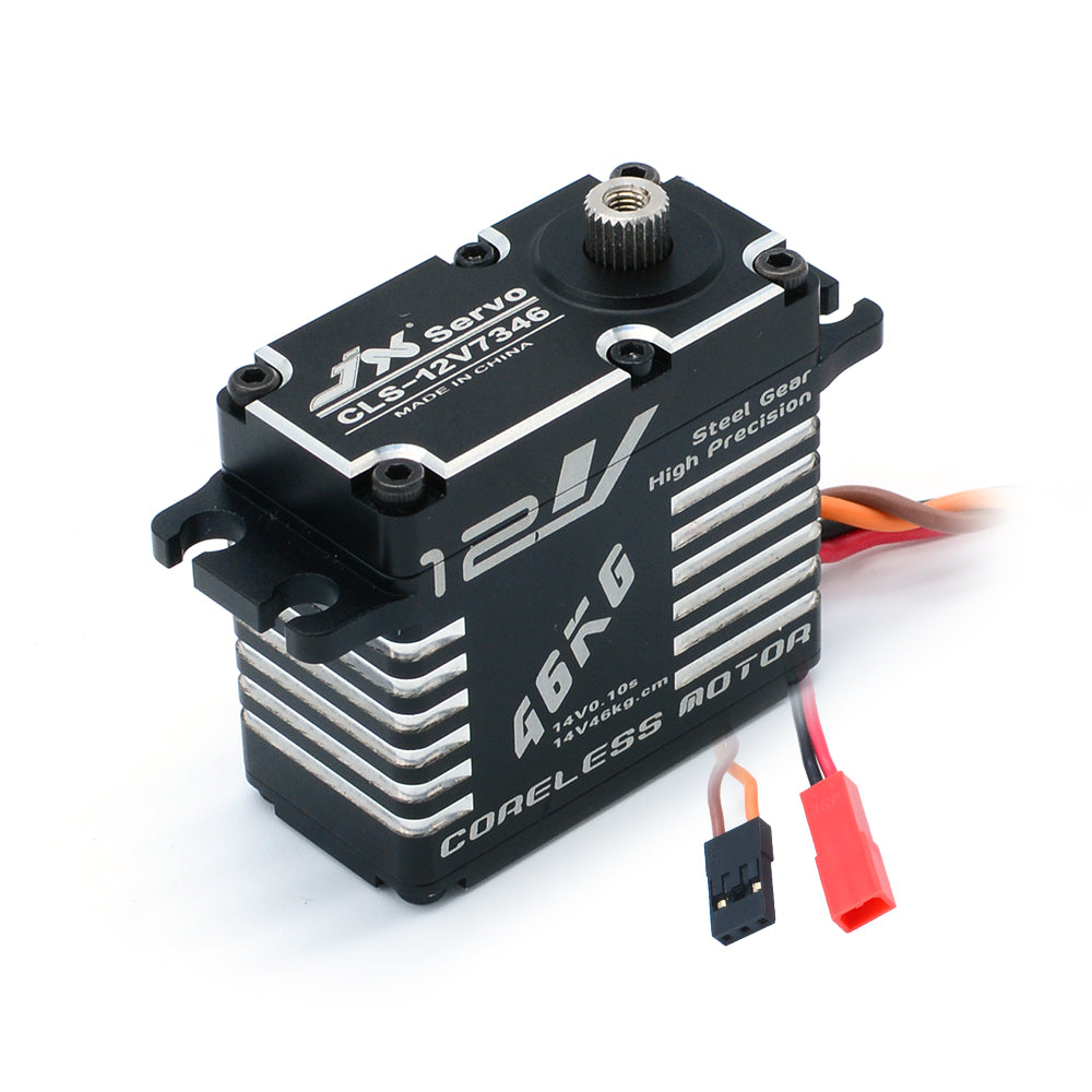 JX Servo CLS-12V7346 46kg Coreless High Precision Steel Gear Full CNC Digital Servo