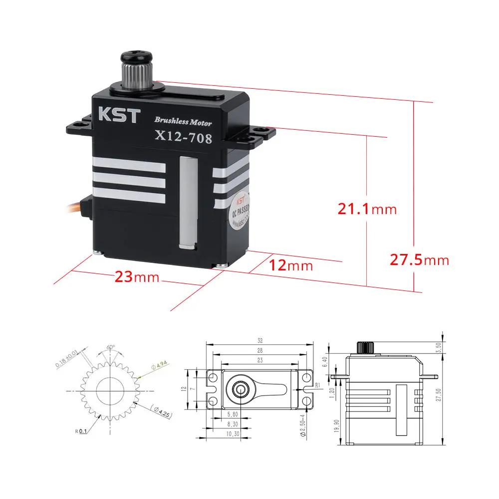 X12-708 Brushless Micro Servo 