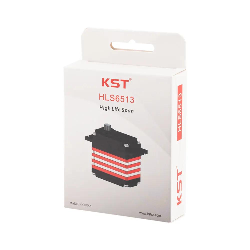 HLS6513 HV Standard 4-Pole Brushless Digital Metal Gear 6BB Servo with Contactless Hall Sensors – 70.0 Kgf.cm Torque, 0.11 Sec Speed for 700-800 Class RC Helicopters & Large-Scale RC Airplanes KST-Servo