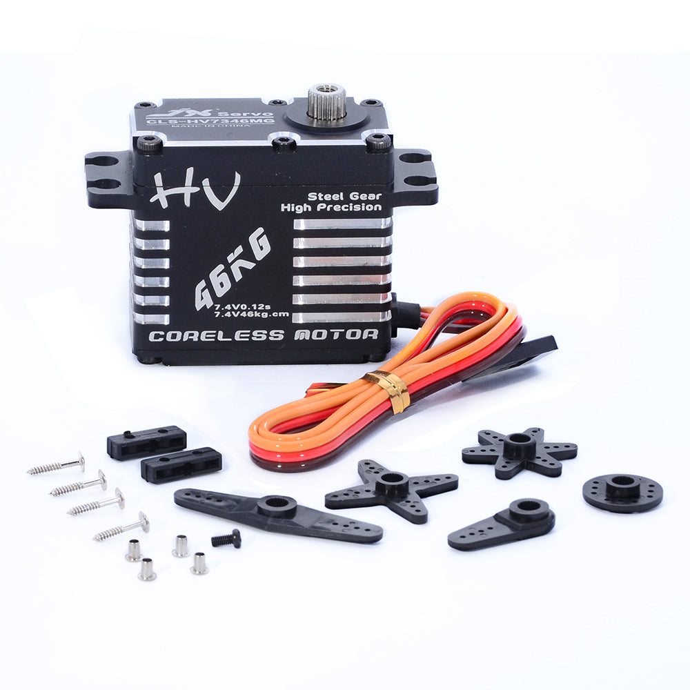 JX Servo CLS-HV7346MG 46kg Coreless High Precision Steel Gear Full CNC Digital Servo