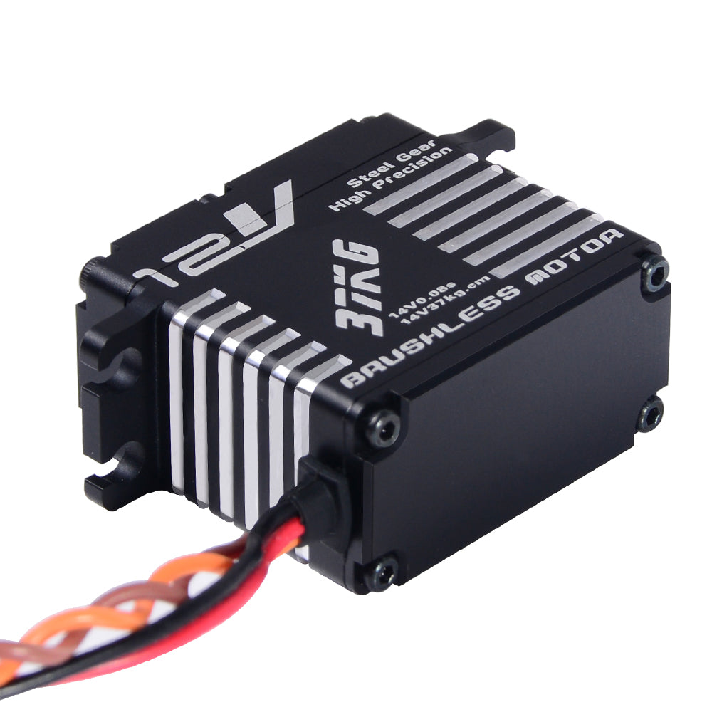 JX Servo BLS-12V7137 37kg Brushless High Precision Steel Gear Full CNC Digital Servo
