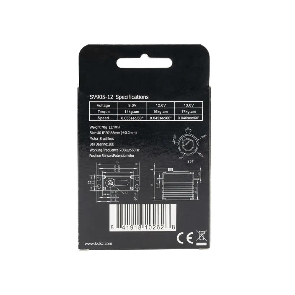 SV905-12 HV Brushless Servo Package