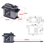 JX Servo BLS-HV7132MG 32kg Brushless High Precision Steel Gear Full CNC Digital Servo