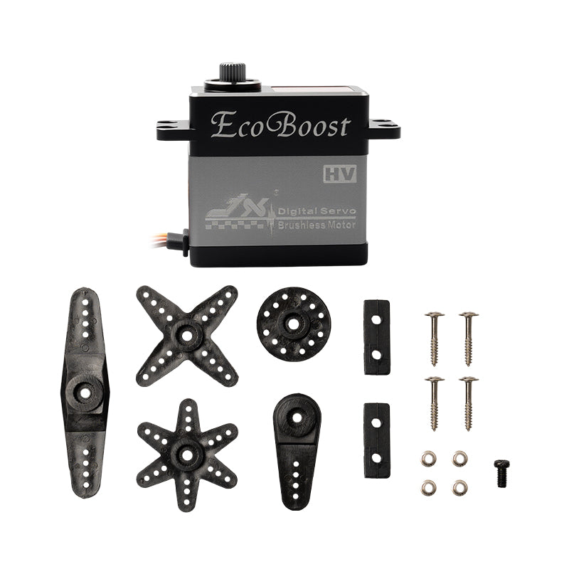JX Ecoboost BLS6520HV 19.5KG Large Torque 180 Degree Metal Gear High Voltage Brushless Digital Servo