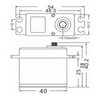 JX Servo DC5821LV 20KG Full waterproof digital high quality servo