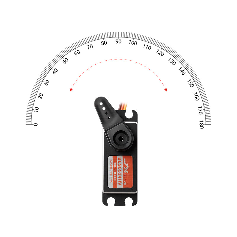JX Servo BLS6534HV 33kg Aluminium Shell Metal gear High Voltage Brushless Digital Servo