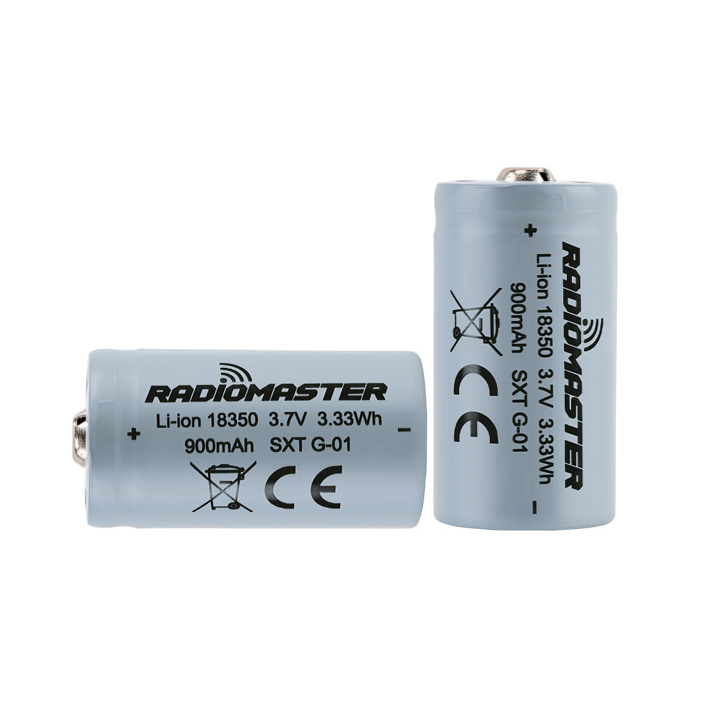 900mah 3.7v Li-ion 18350 Battery for Zorro Radio Controller (2pcs)