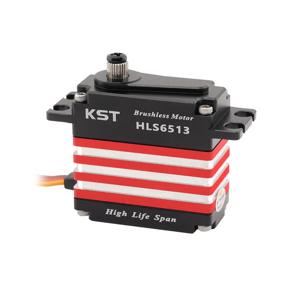 HLS6513 HV Standard 4-Pole Brushless Digital Metal Gear 6BB Servo with Contactless Hall Sensors – 70.0 Kgf.cm Torque, 0.11 Sec Speed for 700-800 Class RC Helicopters & Large-Scale RC Airplanes KST-Servo