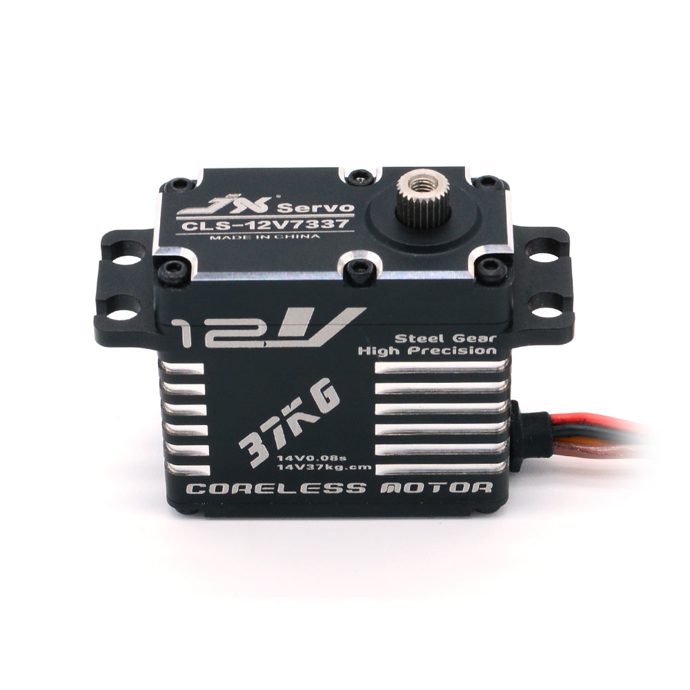 JX Servo CLS-12V7337 37kg Coreless High Precision Steel Gear Full CNC Digital Servo