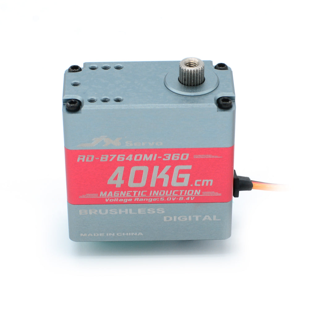 JX Servo RD-B7640MI-360 40kg 360 degree CNC Magnetic Induction Digital Metal Gear HV Servo Robotics Education Industrial