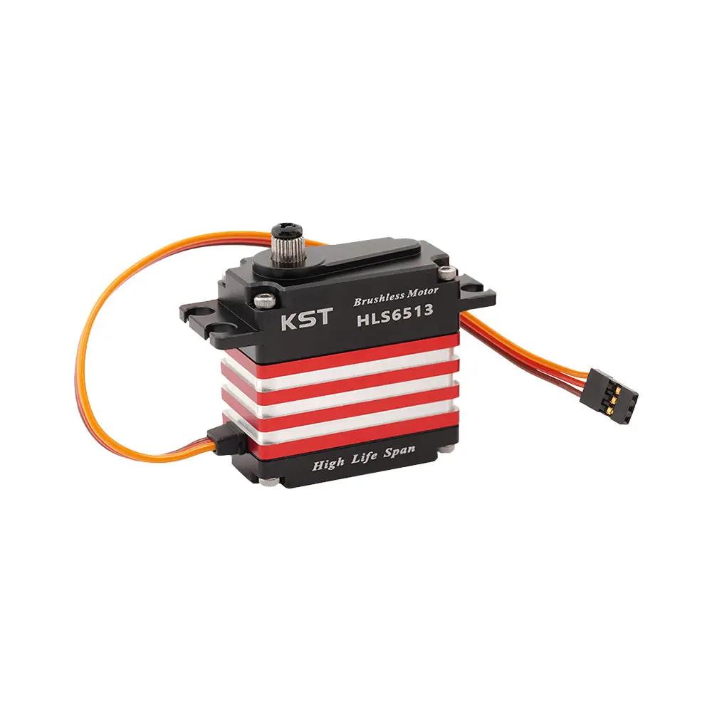 HLS6513 HV Standard 4-Pole Brushless Digital Metal Gear 6BB Servo with Contactless Hall Sensors – 70.0 Kgf.cm Torque, 0.11 Sec Speed for 700-800 Class RC Helicopters & Large-Scale RC Airplanes KST-Servo