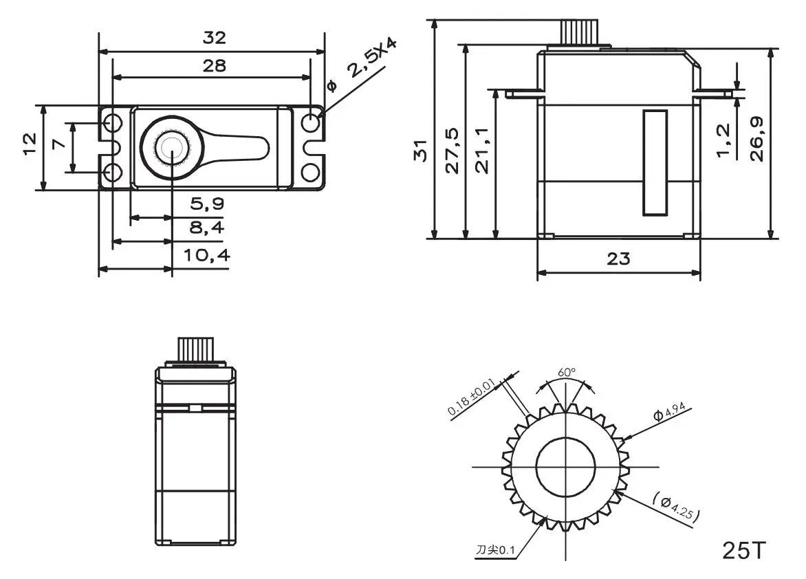 FZ320 Servo