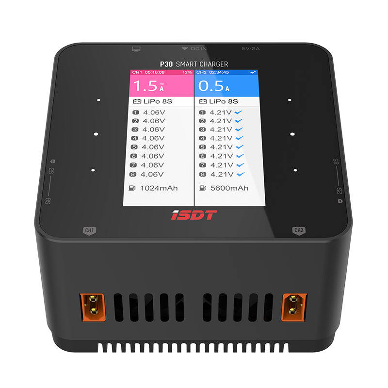 ISDT - P30 1000W*2 30A*2 Dual Channel 8S Battery Smart Charger