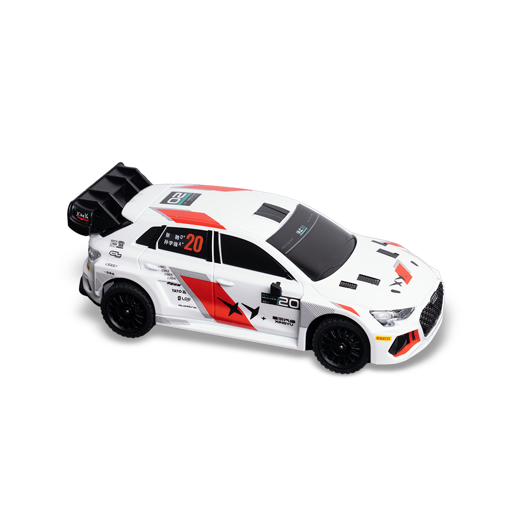 Turbo Racing C90 1:43 Scale Pegasus 3× Audi A3 Dual-IP Collaboration  RC Rally Car RTR