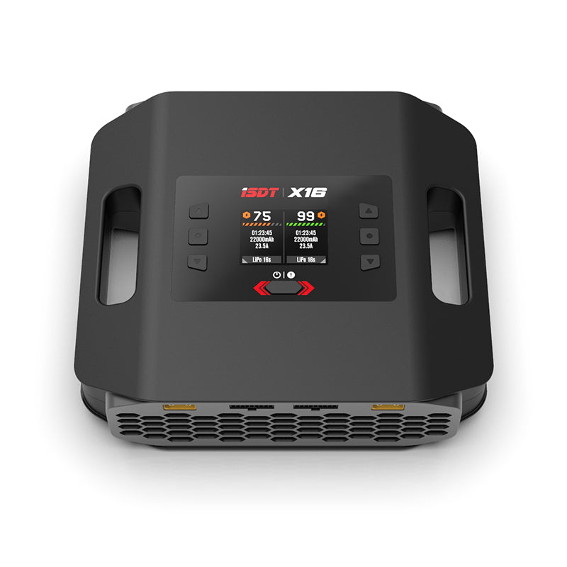 ISDT - X16 1100W*2 20A*2 Dual Channel Battery Charger for 2-16S Lipo Battery