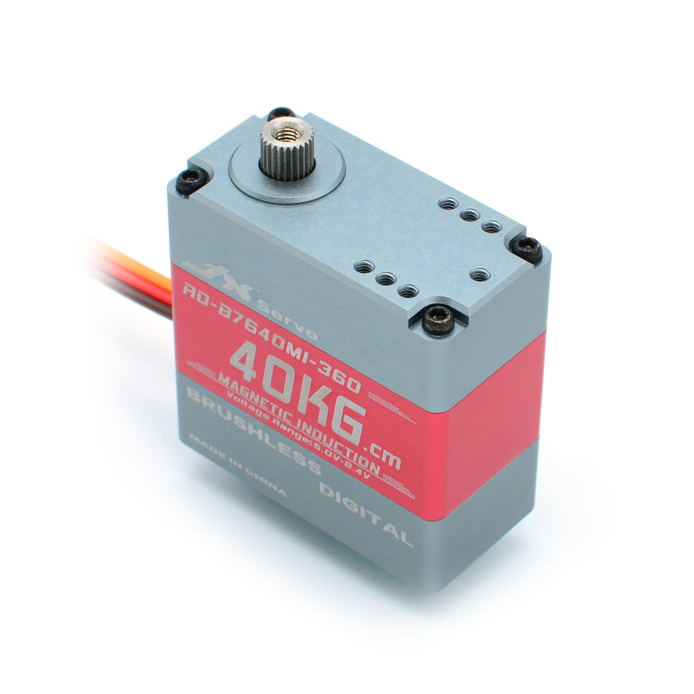 JX Servo RD-B7640MI-360 40kg 360 degree CNC Magnetic Induction Digital Metal Gear HV Servo Robotics Education Industrial