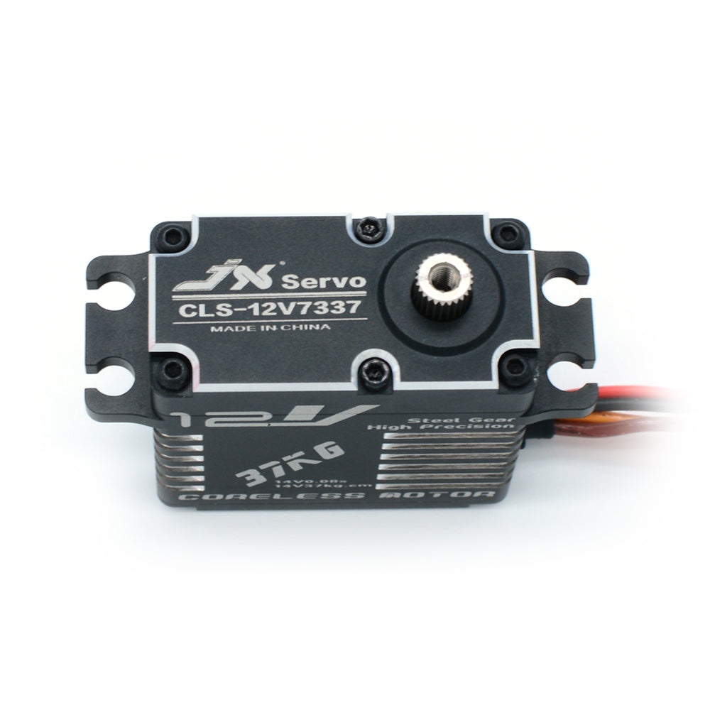 JX Servo CLS-12V7337 37kg Coreless High Precision Steel Gear Full CNC Digital Servo