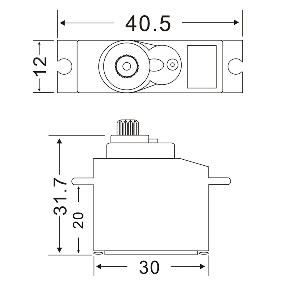 JX Servo PS-1171MG 17g Metal Gear Analog Servo