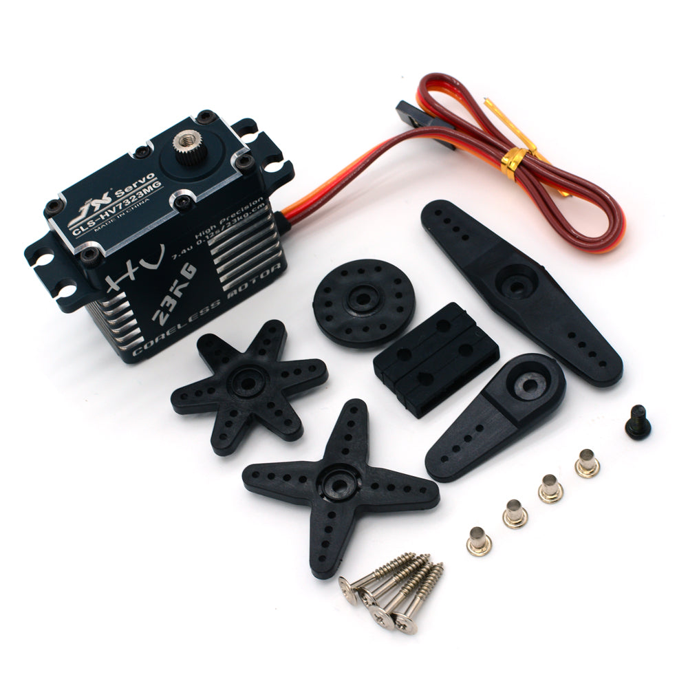 JX Servo CLS-HV7323MG 23kg Coreless High Precision Steel Gear Full CNC Digital HV Servo