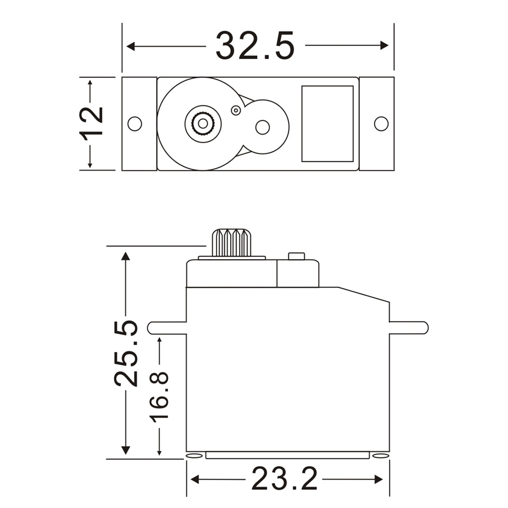 JX Servo PS-1109HB 9g Plastic Gear Analog Servo