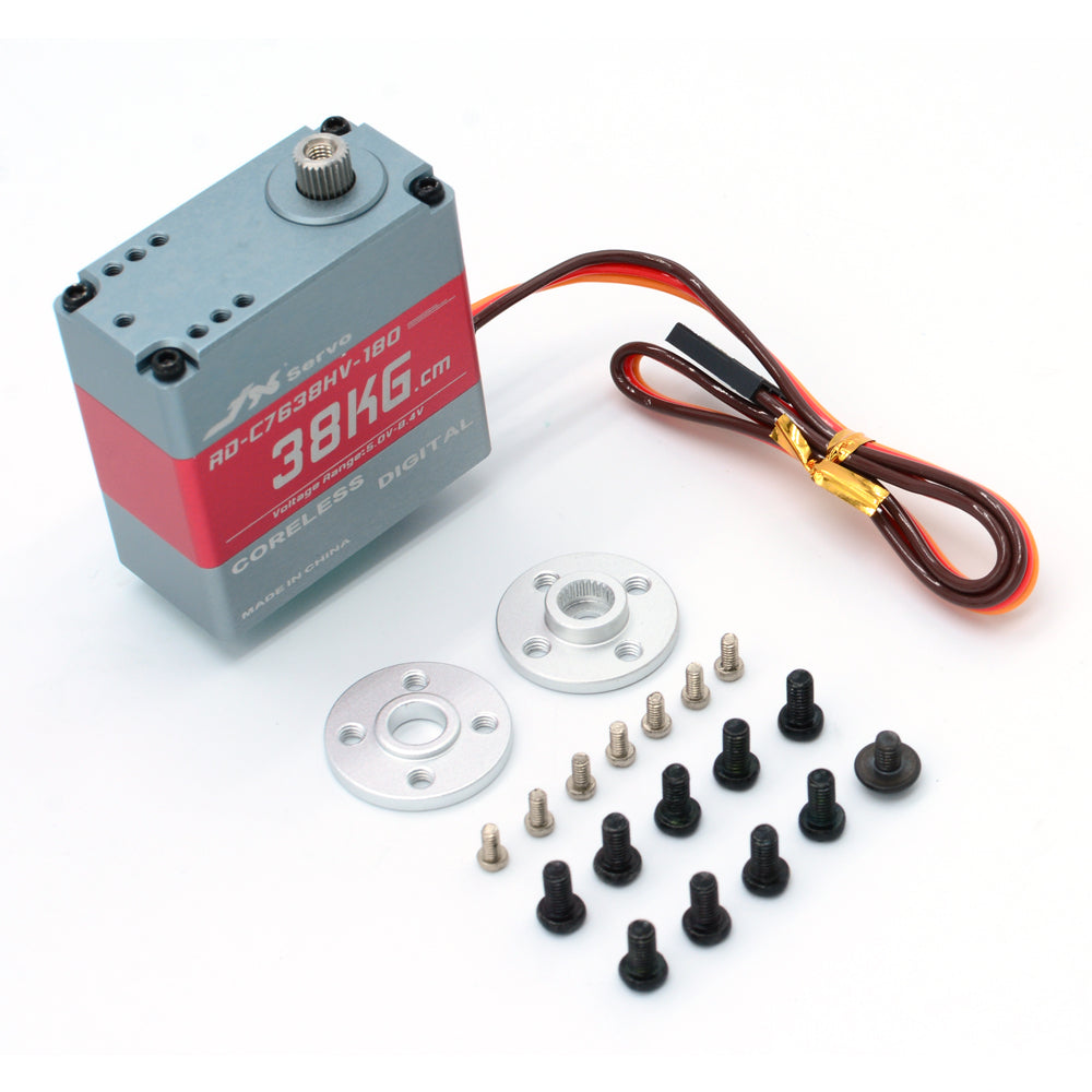 JX Servo RD-C7638HV-180 38kg 180 degree CNC Digital Metal Gear HV Servo Robotics Education Industrial
