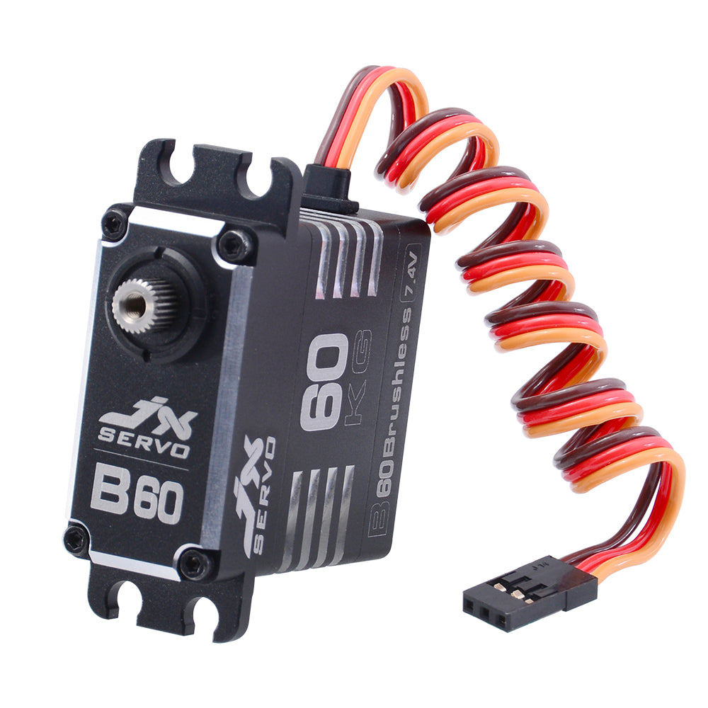 JX Servo B60 62KG Full metal Brushless high quality servo for RC Hobby UAV Robotics and Industrial Applications.
