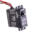 JX Servo B70 72KG Full metal Brushless 12v high quality servo for RC Hobby UAV Robotics and Industrial Applications.