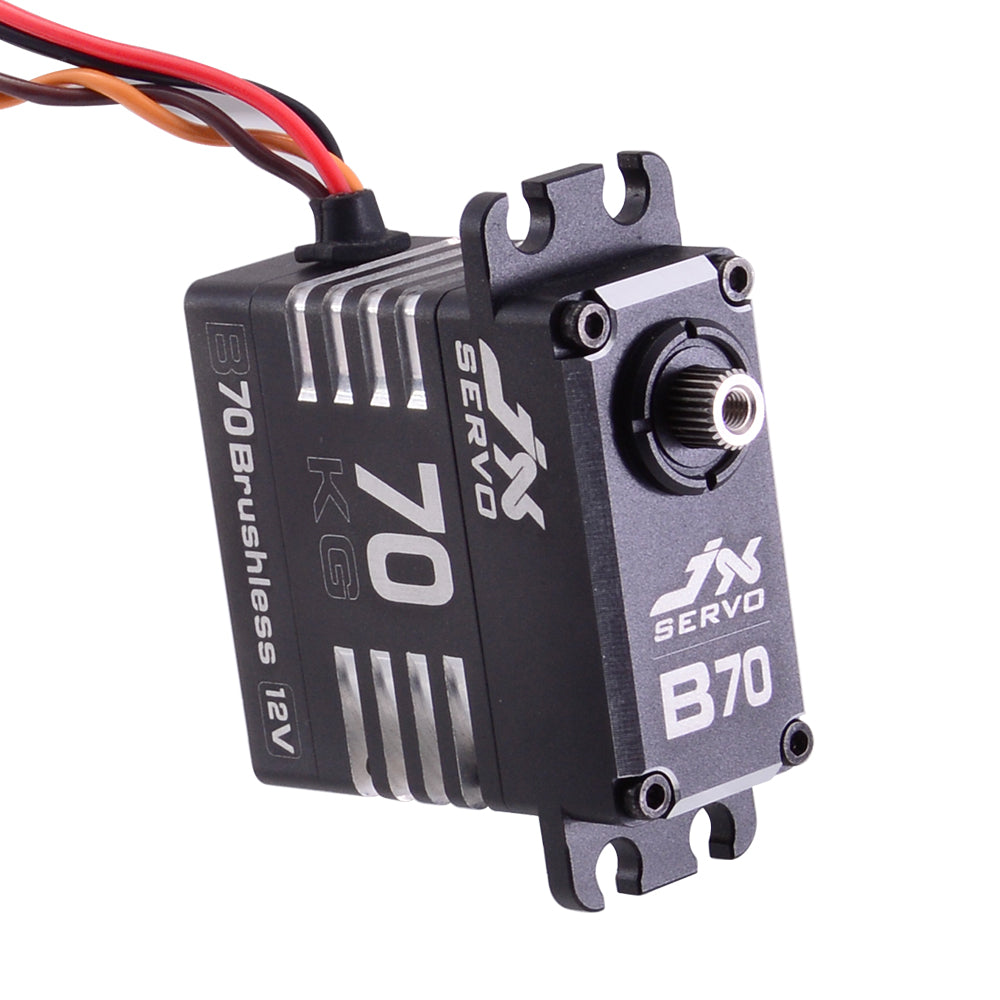 JX Servo B70 72KG Full metal Brushless 12v high quality servo for RC Hobby UAV Robotics and Industrial Applications.