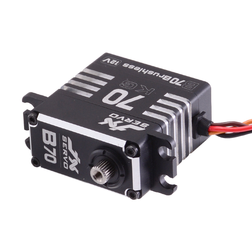 JX Servo B70 72KG Full metal Brushless 12v high quality servo for RC Hobby UAV Robotics and Industrial Applications.