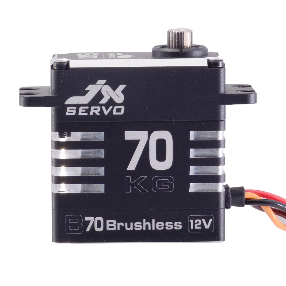 JX Servo B70 72KG Full metal Brushless 12v high quality servo for RC Hobby UAV Robotics and Industrial Applications.