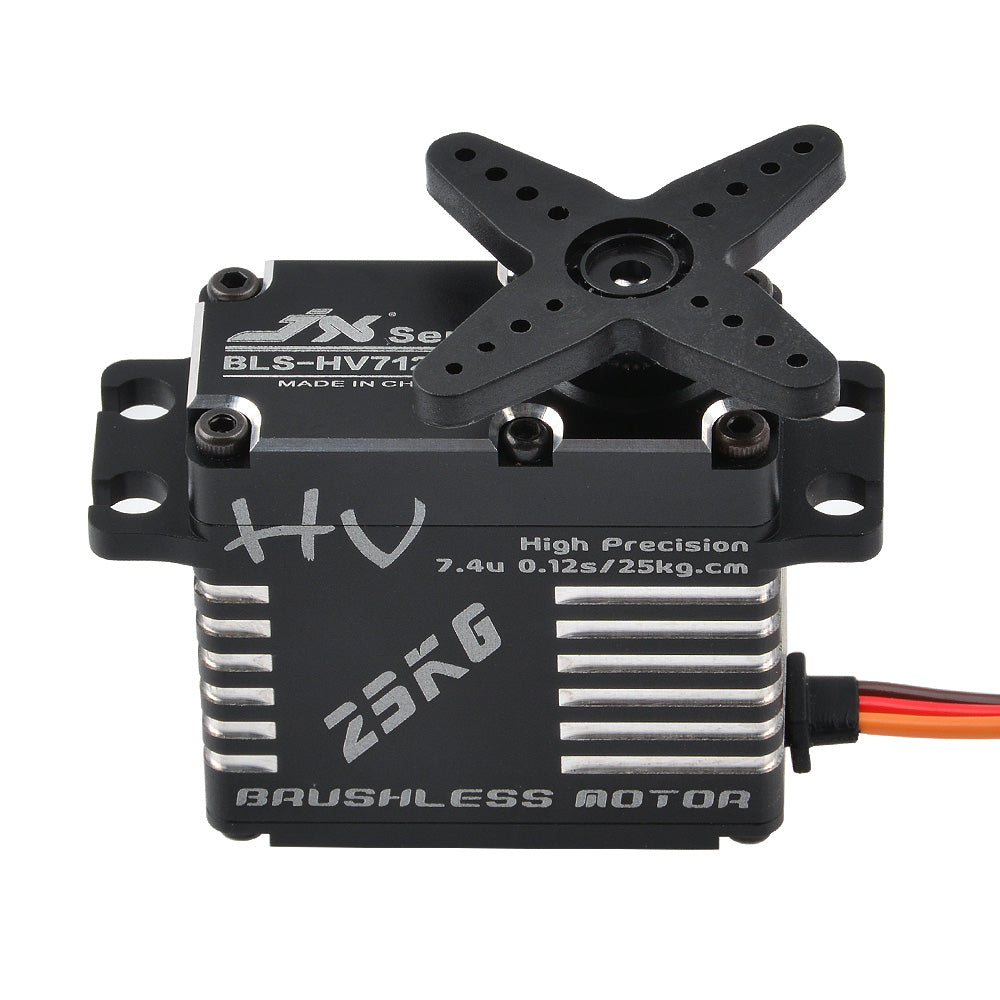 JX Servo BLS-HV7125MG 25KG Brushless High Precision Steel Gear Full CNC Digital Servo